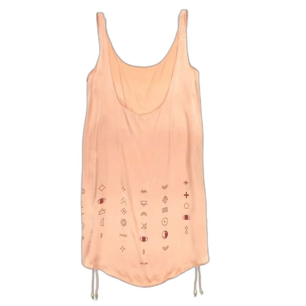 WARRIORS OF THE DIVINE Atoms of the Universe Slip Dress Luxe Musk Beachy Boho - Picture 5 of 8